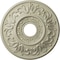 Ekena Millwork Valletta Ceiling Medallion (Fits Canopies up to 3 1/2"), 18"OD x 3 1/2"ID x 1"P, Clear Yellow CM18VLCYF - alternate 1